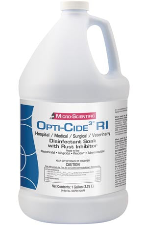Micro-Scientific, Usa Micro-Scientific Opti-Cide3 Disinfectant  3 , 1 Gallon, Rust Inhibitor, Instrument Disinfect