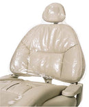 Mydent Defend Barrier Products  Half Chair Sleeve 27.5" x 24" Clear, 225/bx, 3 bx/
