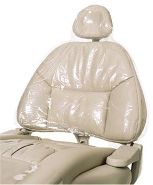 Mydent Defend Barrier Products  Half Chair Sleeve 27.5" x 24" Clear, 225/bx, 3 bx/