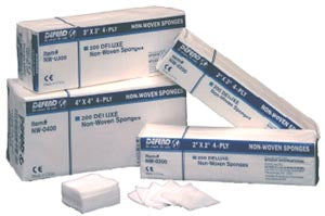 Mydent Non-Woven Sponges  3" x 3", 4-ply, Non-Sterile, 4000/cs