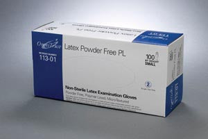 Omni International Corp. Omni International Omnitrust Latex Powder Free Pl Examination Glove  Latex, X-Lrg., Powder Free (PF), 100/bx, 10 bx/cs