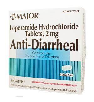 Major Pharmaceuticals Major Laxatives  Anti-Diarrheal, Caplets, 24s, Boxed, Compare to Im
