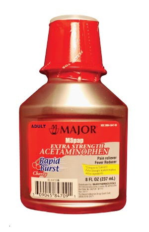 ANALGESIC MAPAP ADULT LIQUID500MG NDC00904-5847-09