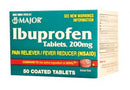 IBUPROFEN TABS 200MG 50SNDC00904-6747-51 144/CS