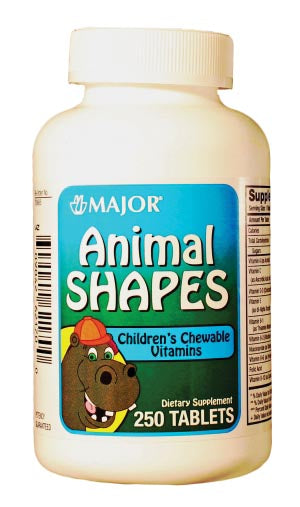 ANIMAL SHAPE CHEW TABS 250SNDC80681-0116-00