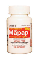 MAPAP 500MG CAPS UNBXD 100SNDC00904-1987-60 24/CS