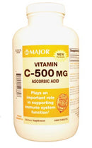 VITAMIN C 500MG TABS 1000SNDC00904-0523-80 12/CS