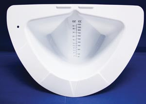 Gmax Industries, Inc. Gmax Specimen Pans  Pan, Slant, Graduated, 1000 ml, White, 100/cs (24