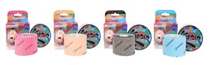 Kinesio Holding Corporation Kinesio Tex Performance+ Tape  yd. Black w/Logo, 4 rolls/bx  (092126)