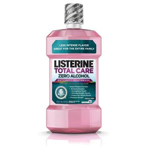 MOUTHWASH TOTAL CARE ZERO 1LMINT 6/CS