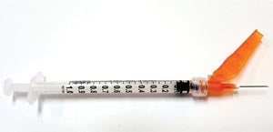 Exel Corporation Exel Securetouch Safety Syringes  Syringe (1 mL) w/ Safety Needle (25G x 5/8"), 50/b