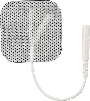 Compass Health Electrodes  Electrodes, 1.5" x 1.5", White Cloth, Poly Bag, La