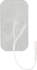 Compass Health Electrodes  Electrodes, 2" x 3.5" Rectangular, White Cloth, Po