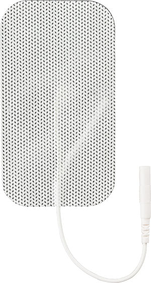 Compass Health Electrodes  Electrodes, 2" x 3.5" Rectangular, White Cloth, Po