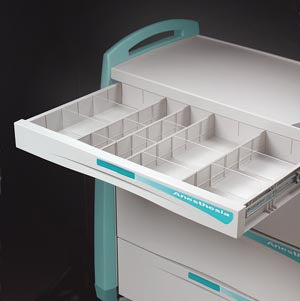 Capsa Healthcare Avalo Medical Cart Drawer Divider Kit  12415K - Drawer Divider Kit, Standard, Vertical (K