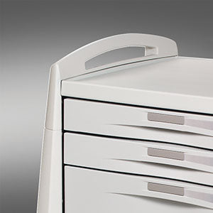 Capsa Healthcare Avalo Standard Medical Cart Am Handle Upgrade  UG-AM10HB-LC - Upgrade, Am Handle Both, Light Crem