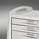 Capsa Healthcare Avalo Standard Medical Cart Am Handle Upgrade  UG-AM10HB-LC - Upgrade, Am Handle Both, Light Crem