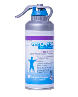 Gebauer Company Gebauer Ethyl Chloride  Fine Stream, 3.9 fl oz (115ml), Accu-Stream 360, A