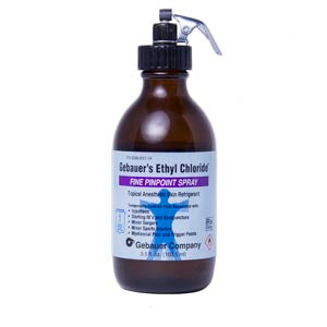 Gebauer Company Gebauer Ethyl Chloride  Fine Pinpoint Stream Spray, 3.9 fl oz (115ml), Pla