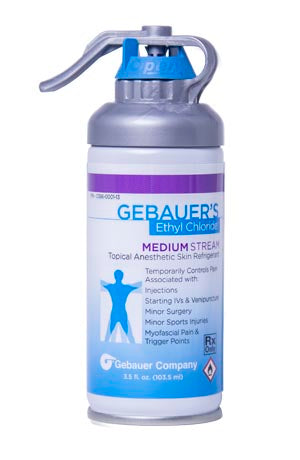 Gebauer Company Gebauer Ethyl Chloride  Medium Stream, 3.9 fl oz (115ml), Accu-Stream 360,