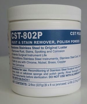 REMOVER STAIN/RUST POLISH PWDR8OZ 6/CS