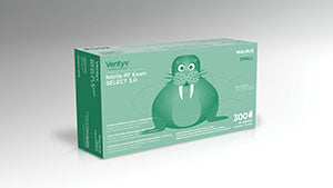 Ventyv Nitrile Powder Free Exam Glove Select 3.0 (Walrus)  Glove, Exam, Nitrile, Powder-Free (PF), Polymer Co