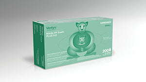 Ventyv Nitrile Powder Free Exam Glove Plus 5.0 (Kangaroo)  Glove, Exam, Nitrile, Powder-Free (PF), Textured F