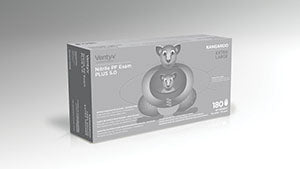 Ventyv Nitrile Powder Free Exam Glove Plus 5.0 (Kangaroo)  Glove, Exam, Nitrile, Powder-Free (PF), Textured F