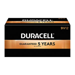 Duracell  Coppertop Alkaline Battery With Duralock Power Preserve Technology  Size 9V, 12/bx, 6 bx/cs (UPC