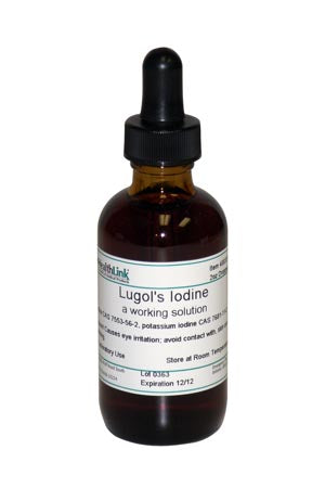 Edm3 Company Llc Edm3 Stains And Reagents  400351 - Lugol's Solution, Dropper Bottle, 2 oz