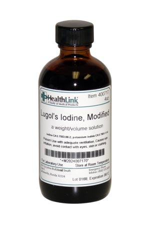 Edm3 Company Llc Edm3 Stains And Reagents  400717 - Lugol's Iodine, Modified, 2.1%, 4oz