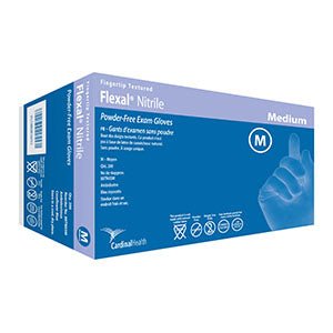 Cardinal Health Flexal Thin Nitrile Exam Gloves  (PF), XX-Large, 200/bx, 10 bx/cs