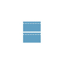 TOWEL OR DRAPE W/ADHESIVE BLUE15X26 ST 2/PK 120PK/CS