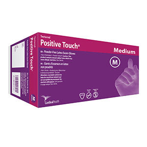 Cardinal Health Postive Touch Latex Exam Gloves  Powderless, X-Large, 90/bx, 10 bx/cs