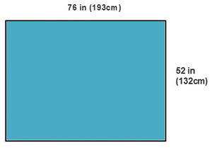Cardinal Health Convertors General Surgery Drape Sheets And Components  Drape Sheet, Fan-Folded, Three-Quarter, 56 x 77, 2