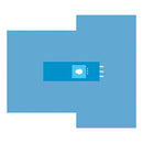 DRAPE HIP W/O POUCHES 5/CS