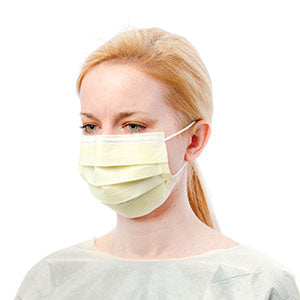 Cardinal Health Secure-Gard Procedure Masks  Mask, Polypropylene Outer-Facing/Tissue Inner-Faci