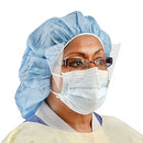 MASK PROCEDURE EARLOOPW/EYESHIELD BLUE 25/BX 4BX/CS