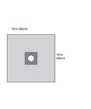 Cardinal Health Procedure Drapes  Aperture Drape, Small, with Adhesive, 16 x 16, Ste