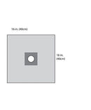 MBO-DRAPE APERTURE SM 16X16 W/ADHSST 10/CS