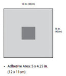 DRAPE INCISE SM 16X16 W/ADHSST 10/CS