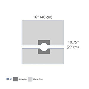Cardinal Health Procedure Drapes  Refractive Drape, 16 x 10.75, Sterile, 10/cs
