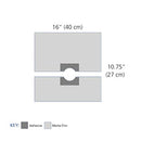 DRAPE REFRACTIVE 16X10.75 ST10/CS