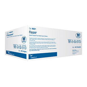 Cardinal Health Flexam Nitrile Powder-Free Exam Gloves  Exam, X-Large, Powder-Free (PF), Blue, Sterile, Si