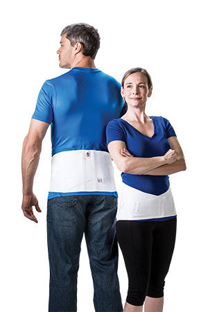 Core Products Crisscross Lumbosacral Belt  White, 3X-Large (53" - 57")