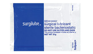 Hr Healthcare Hr Surgilube Surgical Lubricant  SURGILUBE 31g Foilpac, Sterile, 48/bx