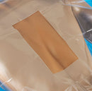 DRAPE PLASTIC CLEAR 4X8 RECTFENESTRD ADH STRP 24X30 100/CS