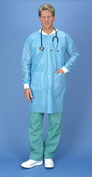 Busse Lab Coats  Lab Coat, Small/ Medium, Blue, 30/cs