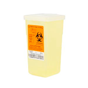 CONTAINER SHARPS BIOHAZARDYEL 1QT 72/CS