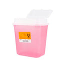 Medegen Stackable Sharps-Container System  Sharps Container, 2 Gallon Translucent Red, Tortuo